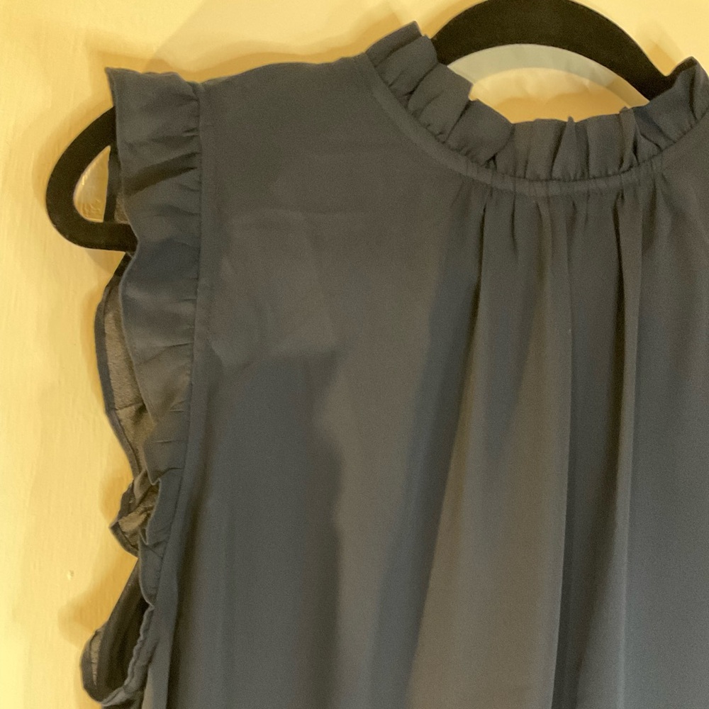 New Navy blue work blouse